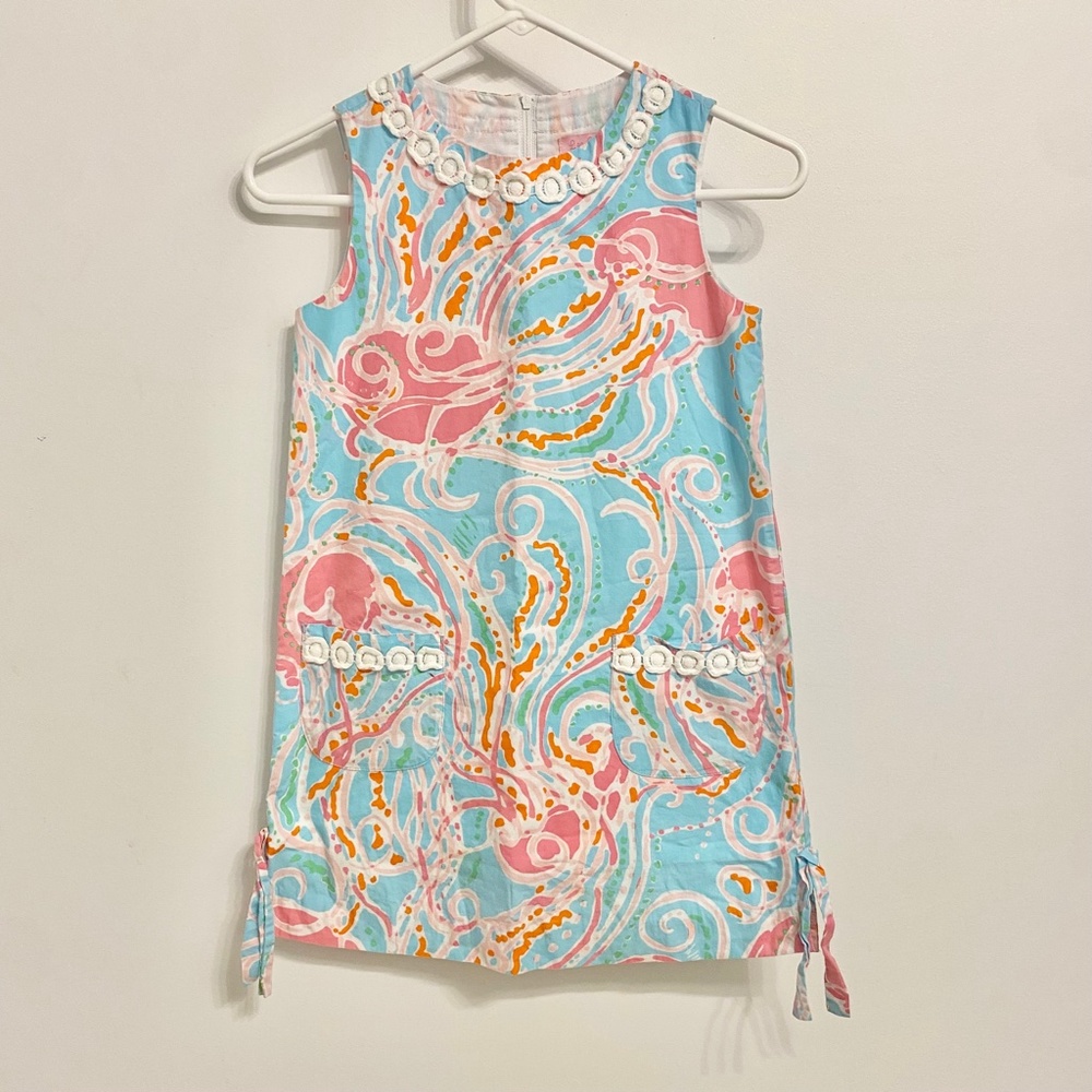 Lilly Pulitzer Jellies Be Jammin Shift Dress, Size 10